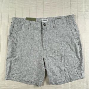 Goodfellow & Co The Every Wear Short Men's Gray Linen Blend Shorts 34